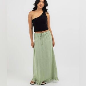 City Beach Mooloola Maxi Skirt in Sage